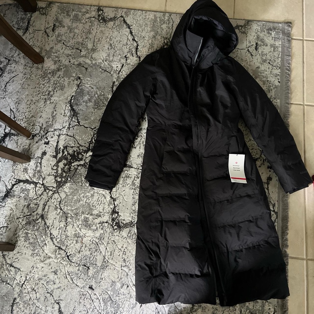 lululemon waterproof long stretchseal sleet street jacket